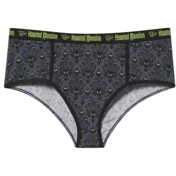 Disney Haunted Mansion Mid-Rise Cotton Cheeky Panty Size 3 Torrid 22/24 NEW NWT - Picture 1 of 4